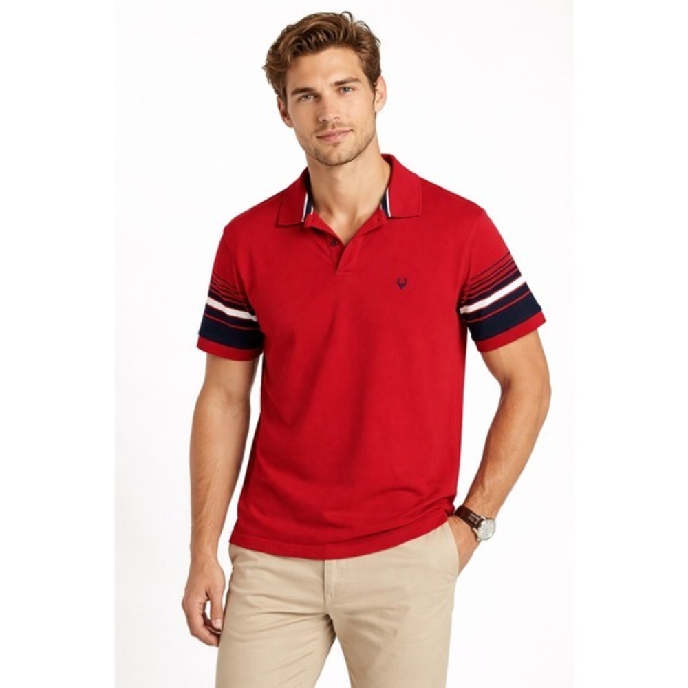 Allen Solly Polo Shirt Mens Small Red